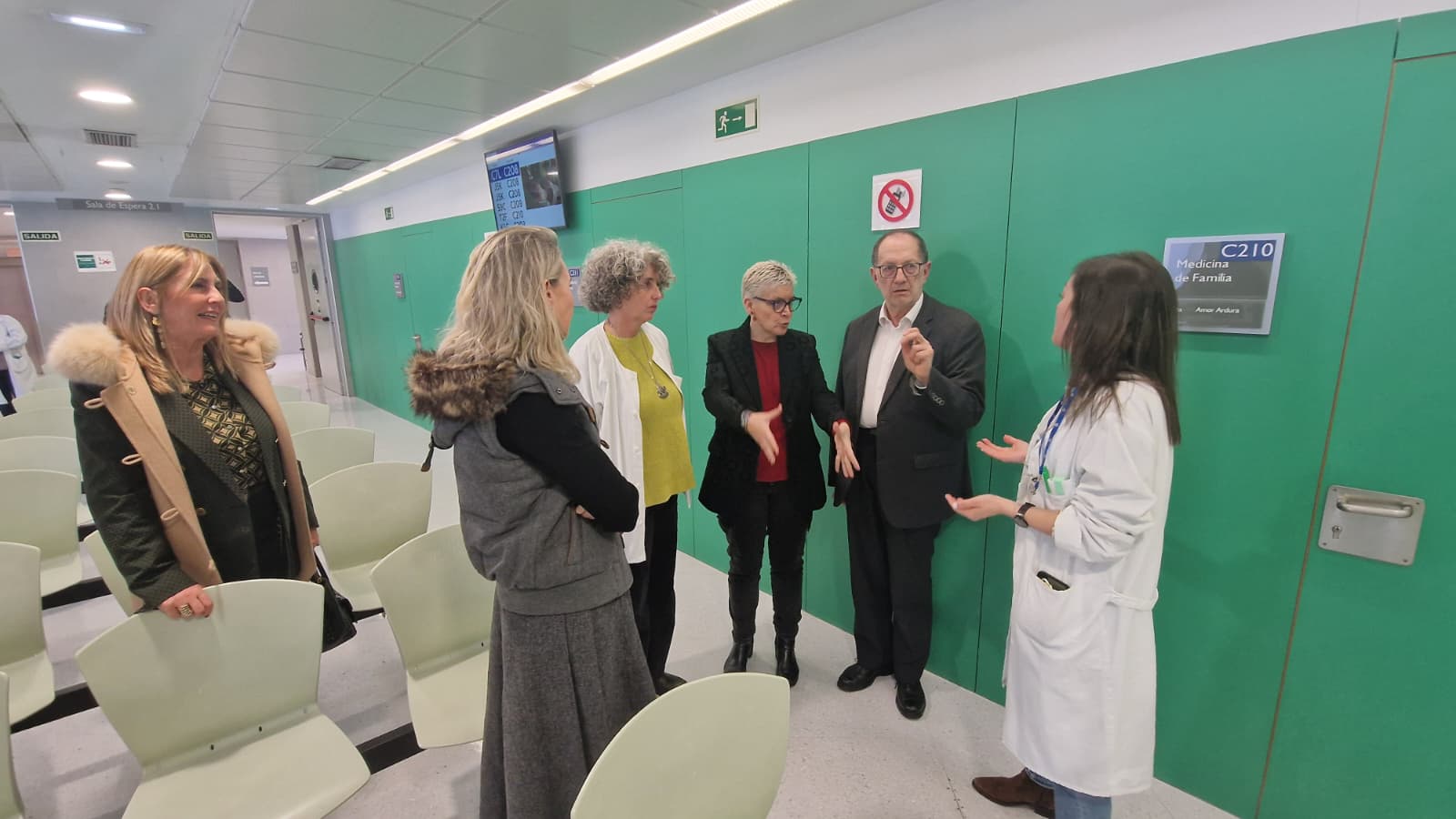 Consejera de Salud obras del Centro de Asta Resolución de Urgencias